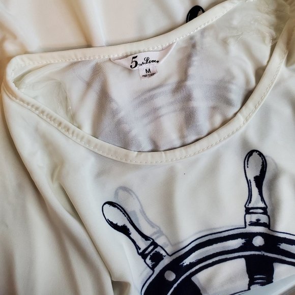 Nautical Swim Suit Cover Up - Picture 13 of 13